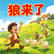 狼来了的故事|睡前故事|益智故事|哄睡故事--诺昕文化