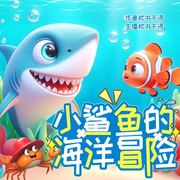 小鲨鱼的海洋冒险|儿童冒险故事-佚名-枕书千浔