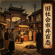 旧社会市井百态--栖玖文化之音