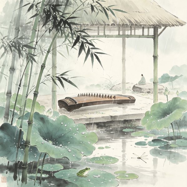 中医养生音乐疗法|古琴养生音乐|疏肝解郁安神放松