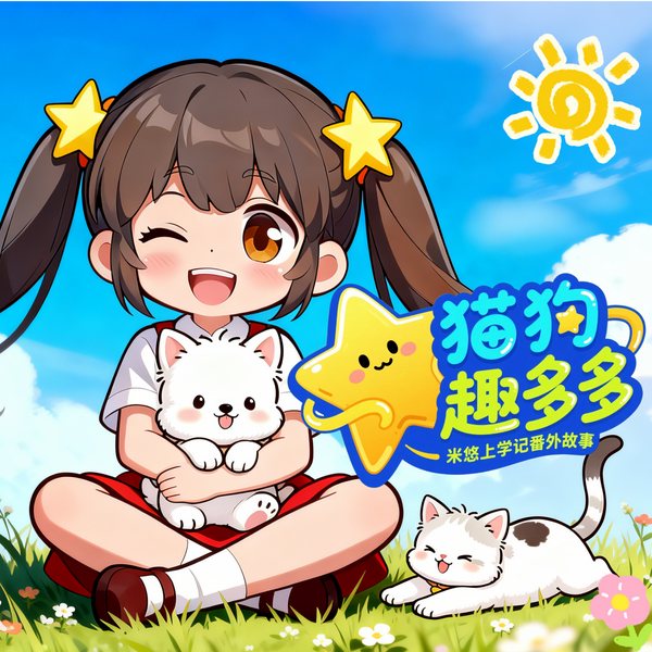 米悠上学记|猫狗趣多多|萌宠爆笑故事|宠物大乱斗