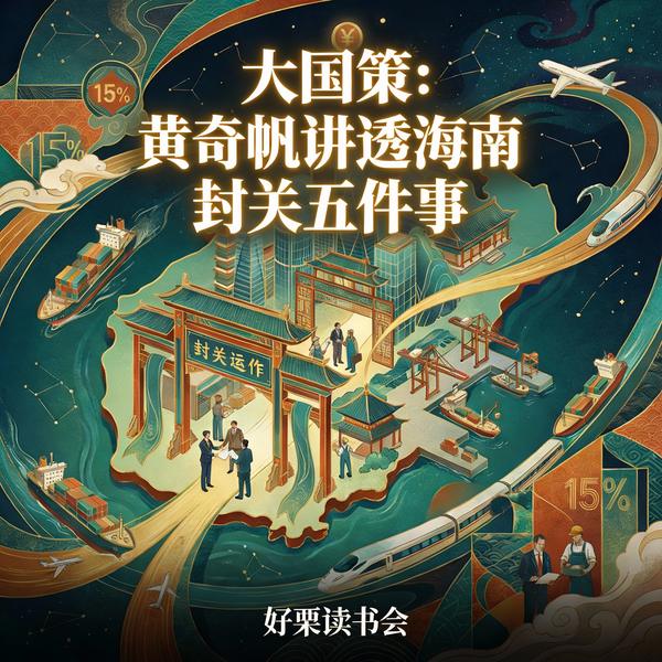好栗读书会|大国策:黄奇帆讲透海南封关五件事