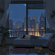 雨声催眠曲|睡觉轻音乐|舒缓放松|催眠音乐舒缓疲劳快速入睡--音乐疗愈馆