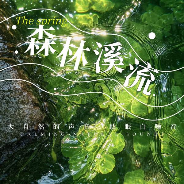 森林溪流|大自然声音|治愈流水声|白噪音|解压助眠