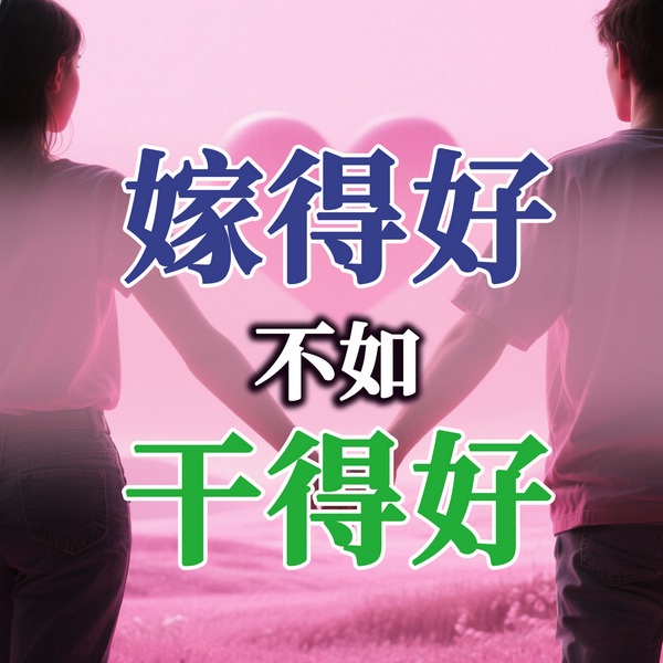 嫁得好不如干得好