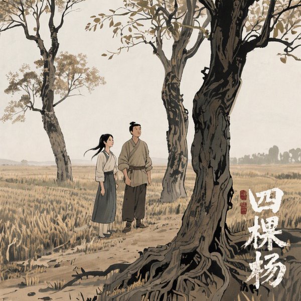 四棵杨