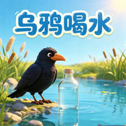 乌鸦喝水|儿童寓言|睡前小故事--秋舒有声