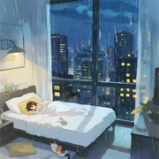 阿尔法脑波音乐|助眠曲|催眠|助眠雨声|轻音乐舒缓放松纯音乐-佚名-音乐疗愈馆