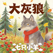 大灰狼和七只小羊，宝宝睡前故事--枕声童梦