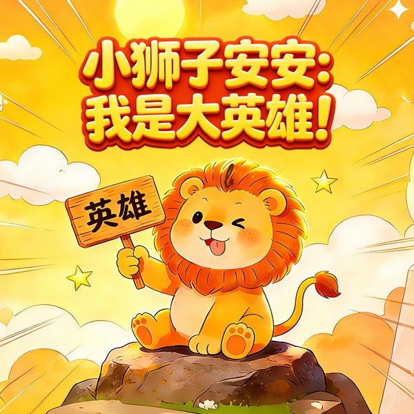 小狮子安安:搞笑大英雄|温暖治愈|3-6岁睡前故事