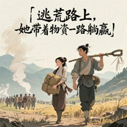 逃荒路上,她带着物资一路躺赢|种田|宠文|空间系统
