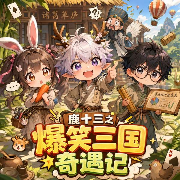 鹿十三爆笑三国奇遇记|6-13岁|穿越历史|脑洞系统|搞笑冒险