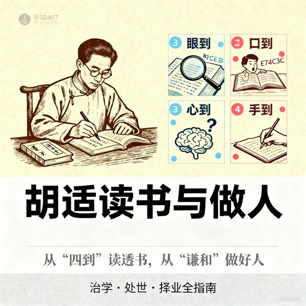 胡适谈读书与做人