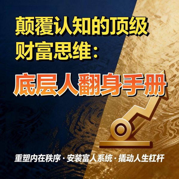 颠覆认知的顶级财富思维：底层人翻身手册