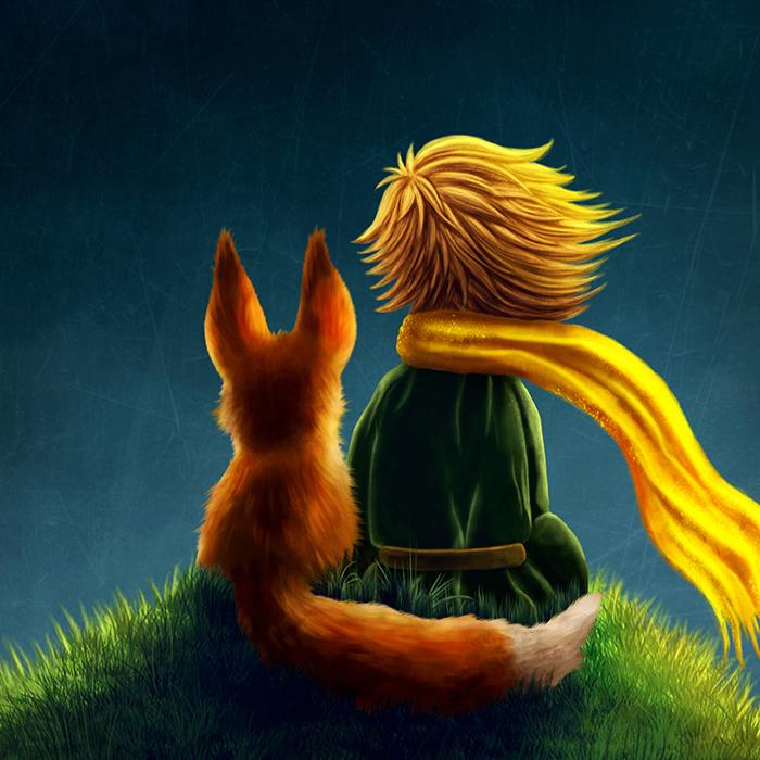 小王子002我给你画的这只羊特别的小