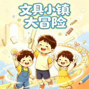 文具魔法小镇|儿童故事|童话冒险--雪兔姐姐，熊嘟嘟童话大王
