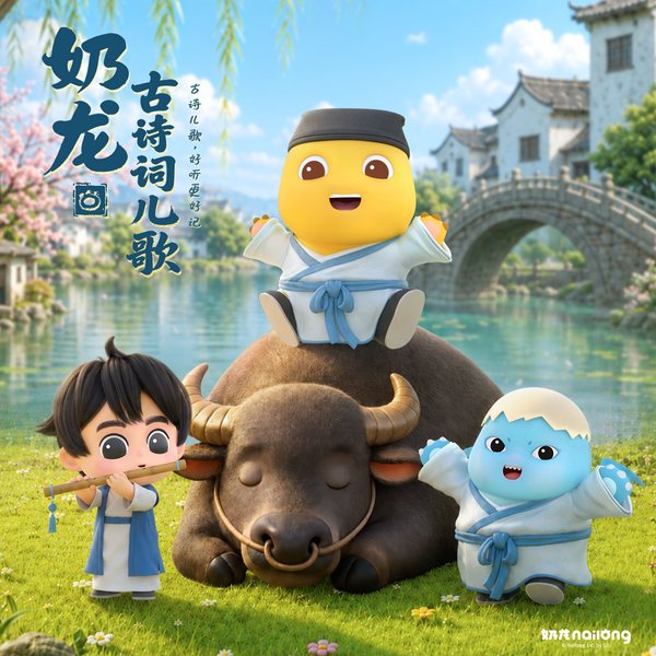 奶龙古诗词儿歌|奶龙唱国学|唐诗宋词