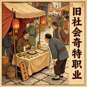 旧社会奇特职业--栖玖文化之音