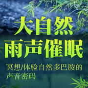 大自然雨聲催眠|冥想助眠|失眠患者的福音-洪宇-龍廟山精品故事