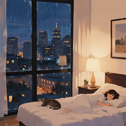 快速入睡睡眠曲|催眠曲快速入睡|放松冥想安眠曲|大自然雨声--音乐疗愈馆