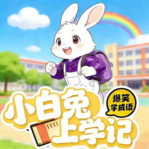 小白兔上学记6|爆笑学成语|儿童故事