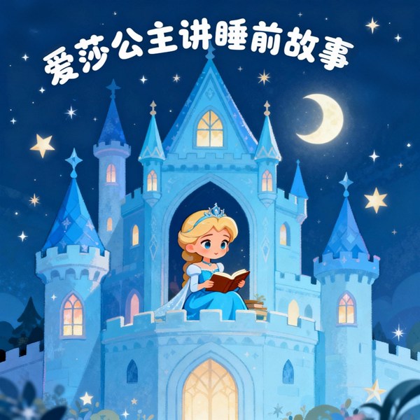 爱莎公主讲睡前故事