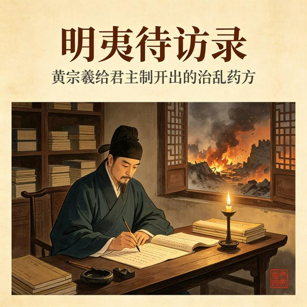 明夷待访录:黄宗羲给君主制开出的治乱药方|治乱史书