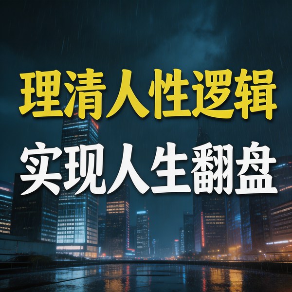 理清人性逻辑，实现人生翻盘