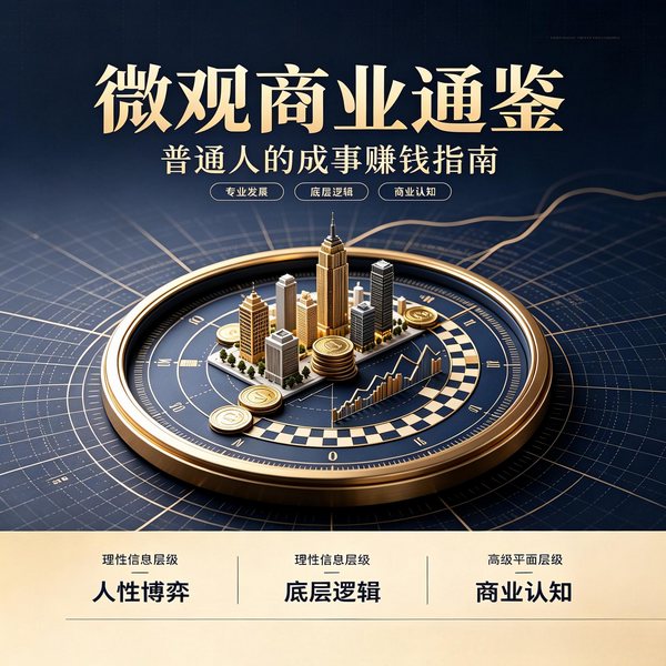成事赚钱指南|微观商业通鉴|人性博弈|底层逻辑