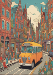 The·Wheels·on·the·Bus|新编儿歌大全-佚名-云卷云书