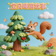 宝宝睡前故事活泼的小松鼠--诺昕文化