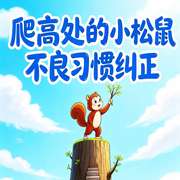 爬高处的小松鼠：不爬高防危险|宝宝睡前好习惯养成-米米姐姐-甜果有声书场