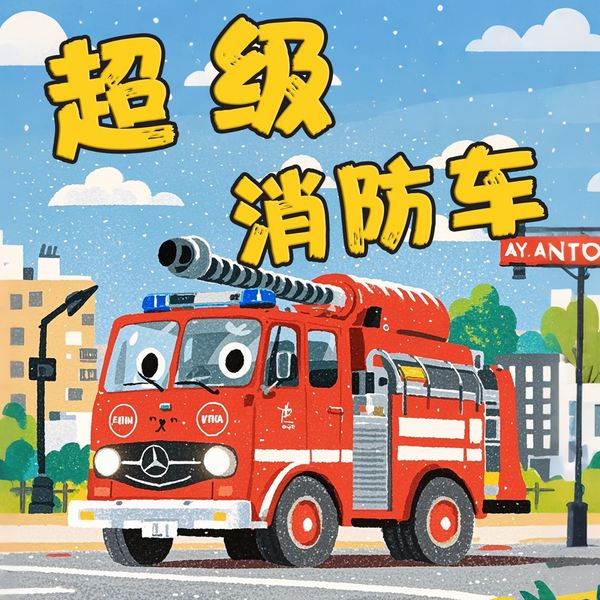 呼呼的特种车|消防车烈焰保护城市安全|低幼益智故事|情商培养