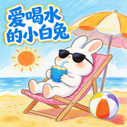 爱喝水的小白兔|哄睡故事-佚名-楼勤有声