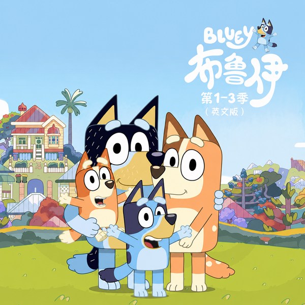 布鲁伊1-3季|英文动画原声故事