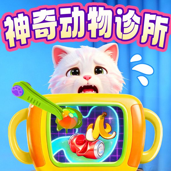 神奇动物诊所|3-6岁|早教启蒙|睡前故事|宝宝巴士同款