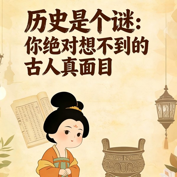 历史是个谜：你绝对想不到的古人真面目|历史科普