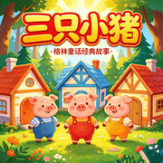 三只小猪|经典儿童故事|格林童话--秋舒有声