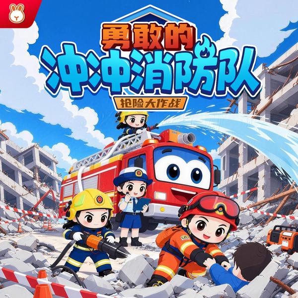 冲冲消防队第2季|抢险大作战|科普防灾避险|杭州消防联合出品