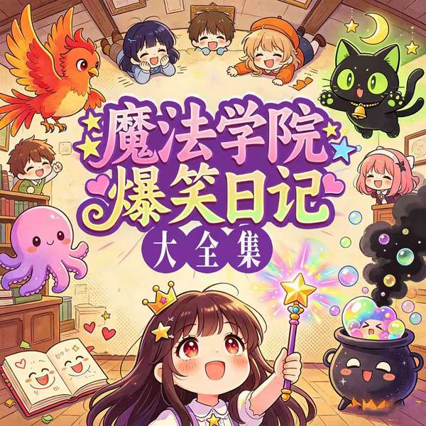 魔法学院爆笑日记：大全集|5-10岁|魔法奇幻儿童故事|爆笑冒险
