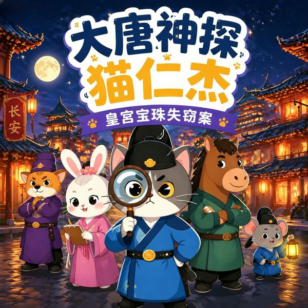 大唐神探猫仁杰|董浩叔叔讲故事|睡前故事