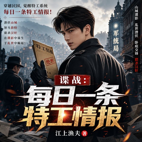 谍战:每日一条特工情报|特工系统|山城谍影|卧底交锋|猎杀汉奸