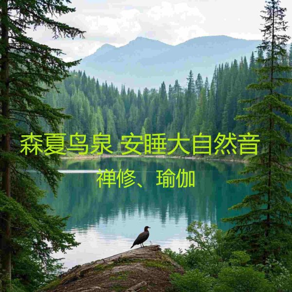 森夏鸟泉，安睡大自然音（禅修、瑜伽）
